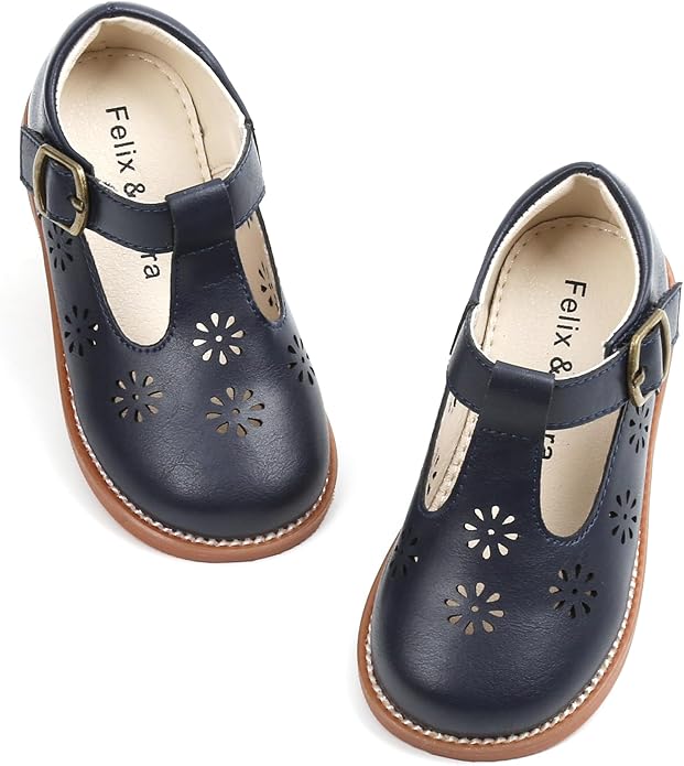 Felix & Flora Toddler Little Girl Mary Jane Dress Shoes