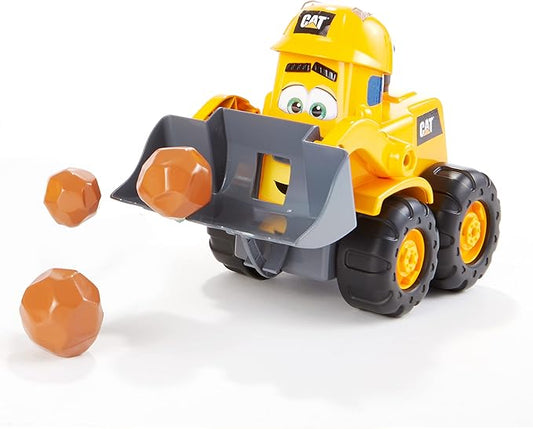 CAT Construction Toys, Front Loader Toy - Interactive Forward & Back Motion 2+
