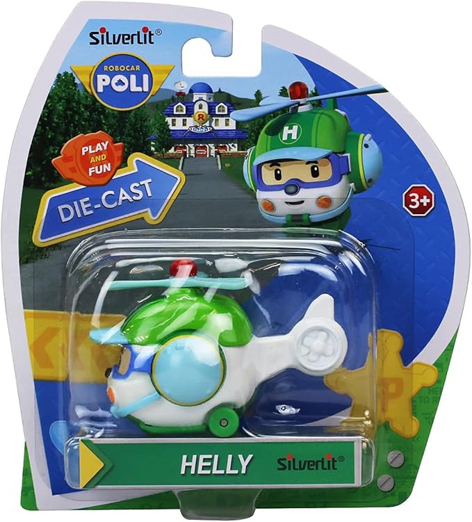 Robocar Poli, 3 Pack DIE-CAST Metal Toy Cars 1-5 Boys