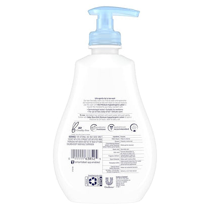 Baby Dove Baby Wash and Shampoo Baby Bath Products for Baby's Delicate Skin Rich Moisture Washes Away Bacteria, Tear-Free and Hypoallergenic 13 Fl 3)