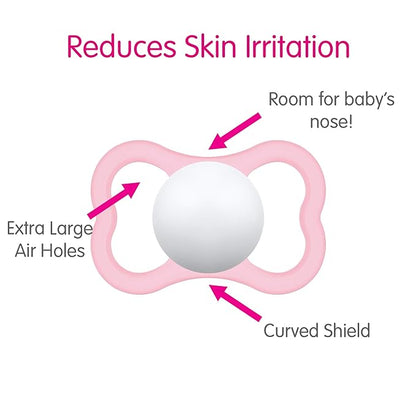 MAM Air Night & Day Baby Pacifier, for Sensitive Skin 6-16 Months, 3 Count 1)