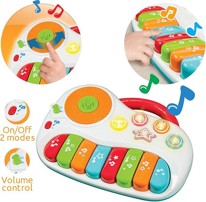 Musical Piano Toy for 1-3 Years Old Toddlers with Keyboard