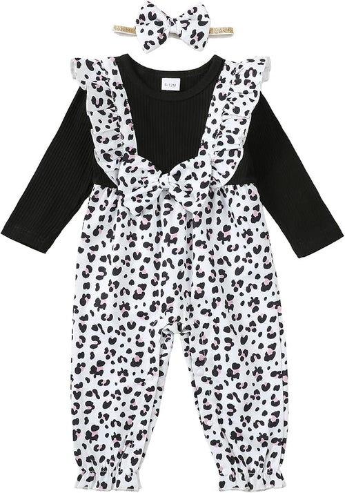 Newborn Baby Girls One Piece Romper Jumpsuit Cute Floral Print