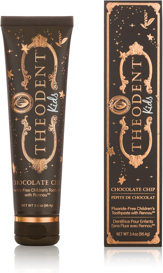 Fluoride-Free, Natural, Kids Toothpaste, Chocolate Chip Flavored (3.4 Ounces, 96.4 Grams)