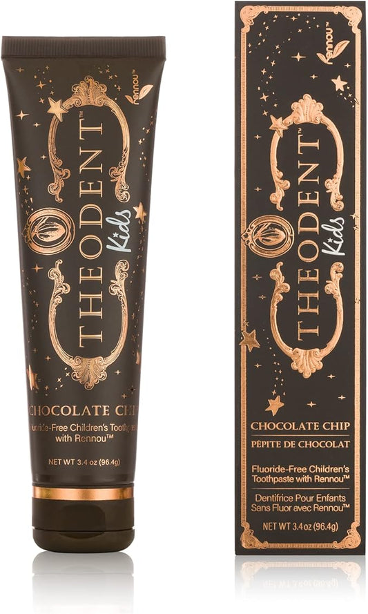 Fluoride-Free, Natural, Kids Toothpaste, Chocolate Chip Flavored (3.4 Ounces, 96.4 Grams)