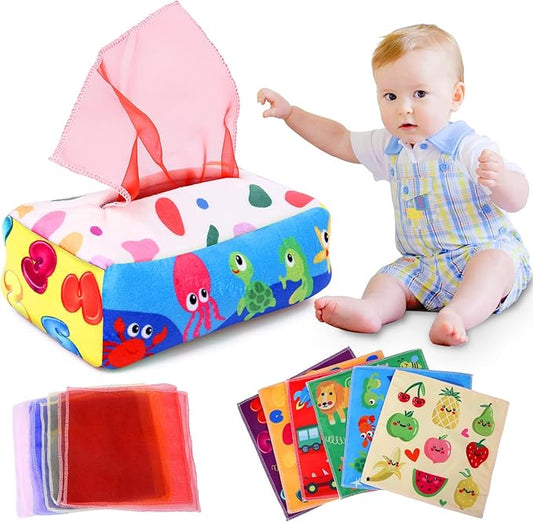 Baby Toys 6 to 12 Months - Baby Tissue Box Toy 1 Year