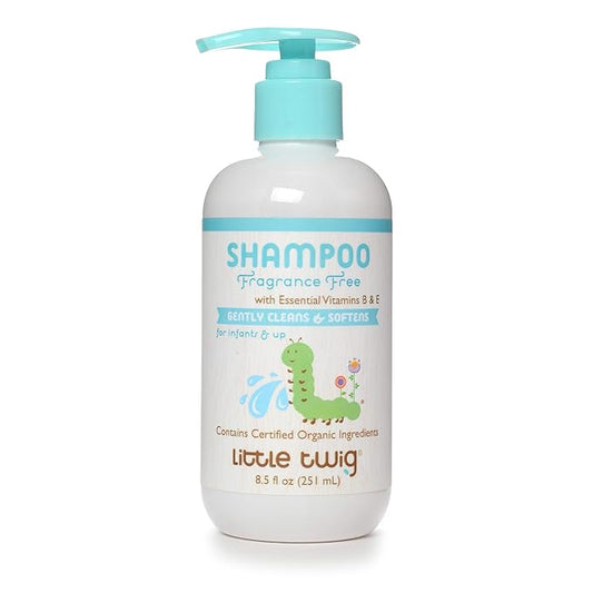 Little Twig Fragrance-Free Shampoo, Hair Shampoo with Natural Plant Derived Formula 8.5 fl.