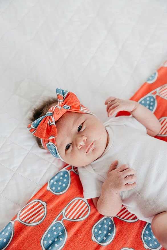 Copper Pearl Baby Bows: Stylish Headbands for Baby Girls, Premium Soft and Stretchy Baby Headbands