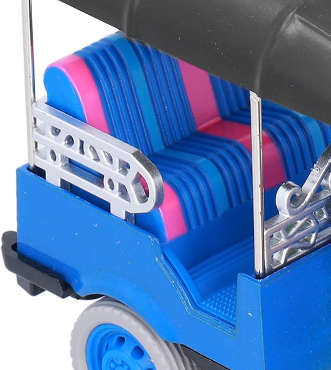 RiToEasysports Tricycle Toy, Pull Back Thai Tricycle Simulation Alloy Tuk