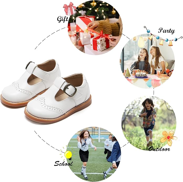 Felix & Flora Toddler Little Girl Mary Jane Dress Shoes