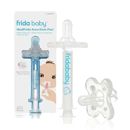 Frida Baby Medicine Pacifier, Medi Frida Baby Medicine Syringe & Accu-Dose Pacifier