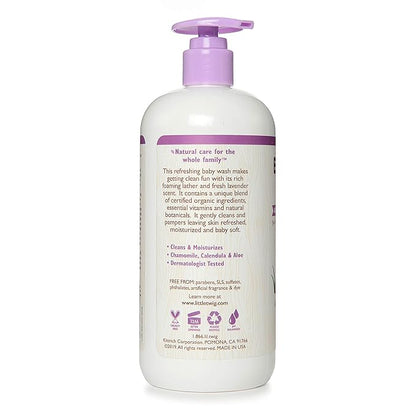 Little Twig 2-in-1 Baby Wash, Hypoallergenic Body Wash with Organic Ingredients 17 fl. 2)