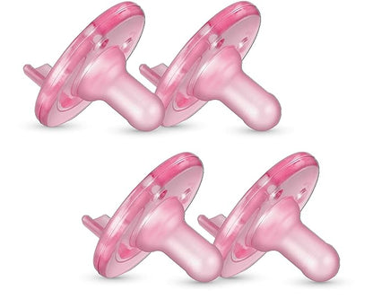 Philips AVENT Soothie 3-18 months, pink/pink 4 pack, SCF192/47