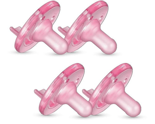 Philips AVENT Soothie 3-18 months, pink/pink 4 pack, SCF192/47