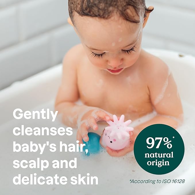 ATTITUDE 2-in-1 Shampoo and Body Wash for Baby, EWG Verified 16 Fl