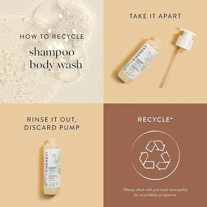 The Honest Company 2-in-1 Cleansing Shampoo + Body Wash | Gentle for Baby 10 fl