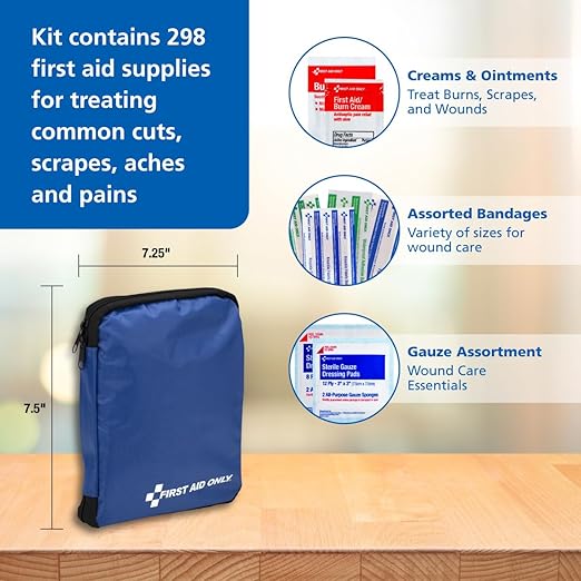 First Aid Only 299 Piece All-Purpose First Aid Emergency Kit (FAO-442)
