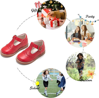 Felix & Flora Toddler Little Girl Mary Jane Dress Shoes