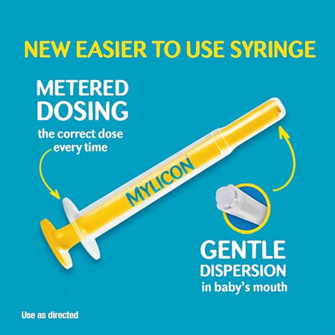 Mylicon Gas Relief Drops for Infants and Babies, Dye Free Formula 0.5 Fluid