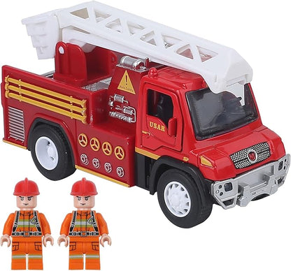 5.5 inch Fire Engine Toy Set 3 Pcak 6 fireman 4 6 7 8