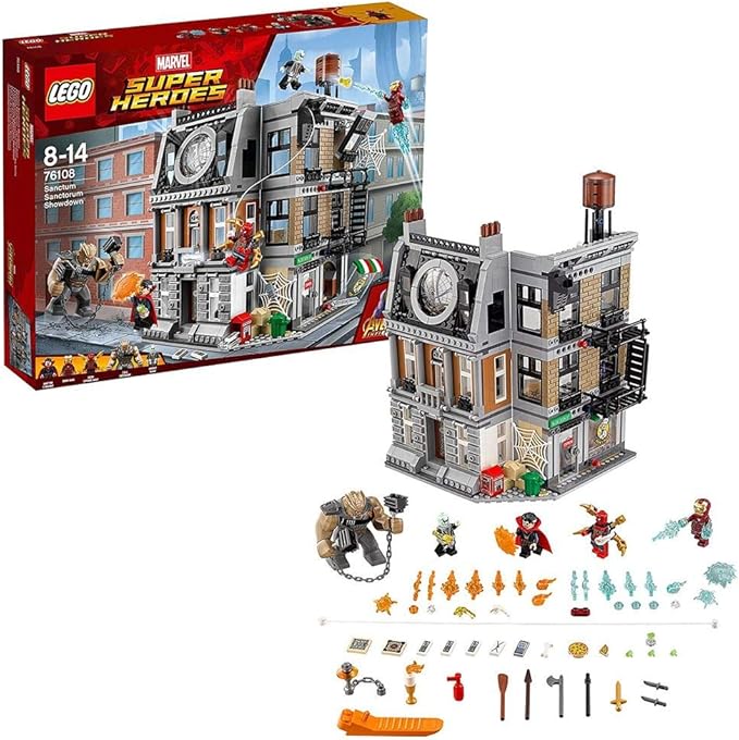 LEGO Marvel Super Heroes Avengers: Infinity War Sanctum Sanctorum Showdown 76108 Building Kit (1004 Pieces)