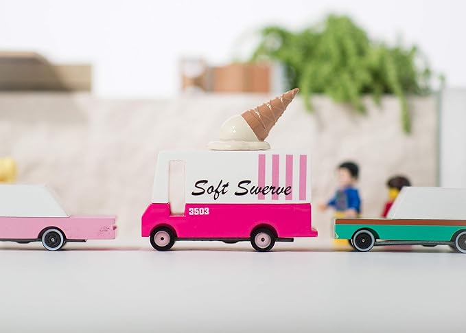 Candylab Toys CANDYCAR® Wooden Food Truck Collection - Ice Cream