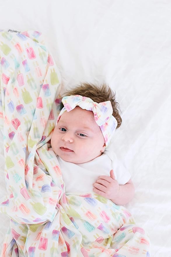 Copper Pearl Baby Bows: Stylish Headbands for Baby Girls, Premium Soft and Stretchy Baby Headbands