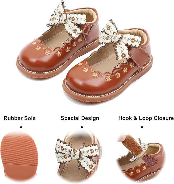 Felix & Flora Toddler Little Girl Mary Jane Dress Shoes