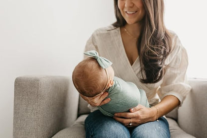Copper Pearl Baby Bows: Stylish Headbands for Baby Girls, Premium Soft and Stretchy Baby Headbands