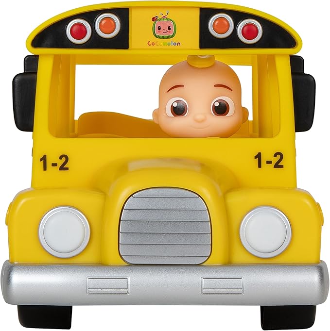 CoComelon Musical Yellow School Bus With JJ figure