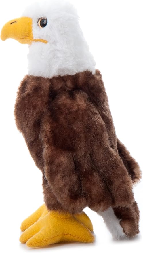 The Petting Zoo Bald Eagle Stuffed Animal, Gifts for Kids, Wild Onez Zoo Animals, Bald Eagle Plush Toy 9 inches