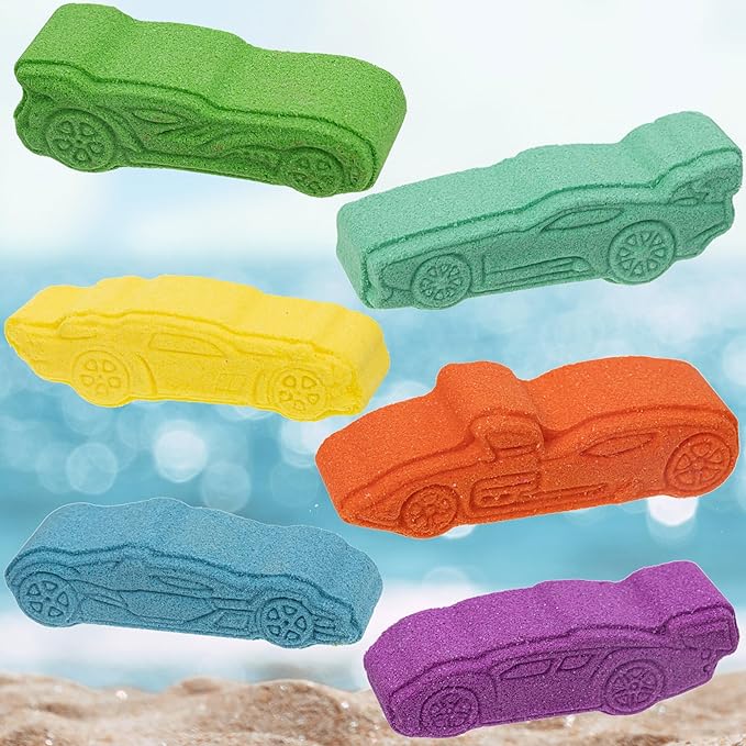 Hot Wheels 6 Piece Bath Bombs for Kids, Bubble Gum Scented 3+, by