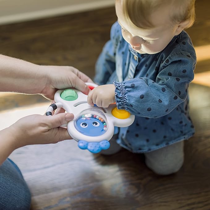 Baby Einstein Octopus 3-in-1 Bubble Pop Dimple Fidget Toy and 6 Months+ 2)