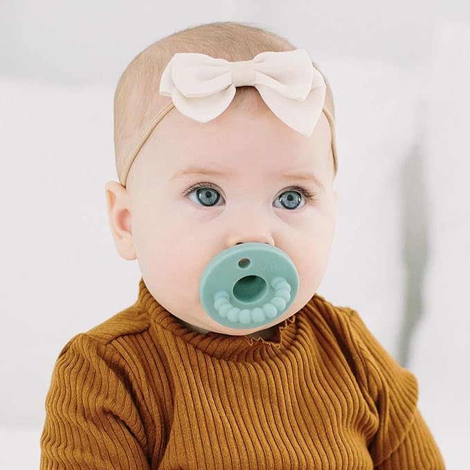 Ryan & Rose Cutie PAT Pacifier Teether (Stage 1, Seaglass)
