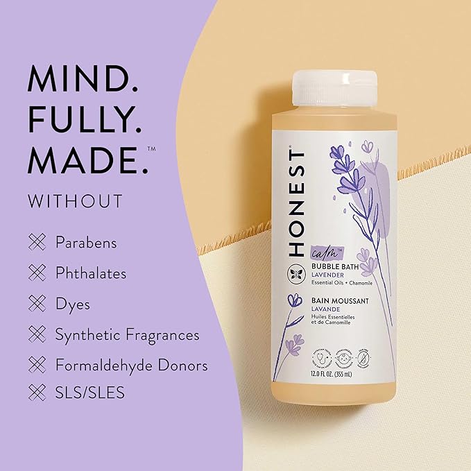 The Honest Company Foaming Bubble Bath | Gentle for Baby 12 fl