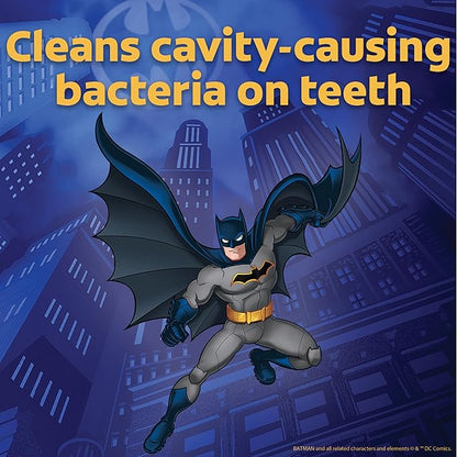 Colgate Kids Battery Powered Toothbrush, Batman, Extra Soft Toothbrush, Ages 3 and Up, 1 Pack , Colors May Vary