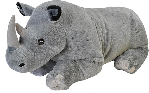 Wild Republic Jumbo Rhino Plush, Giant Stuffed Animal, Plush Toy, Gifts for Kids, 30", Model:19330