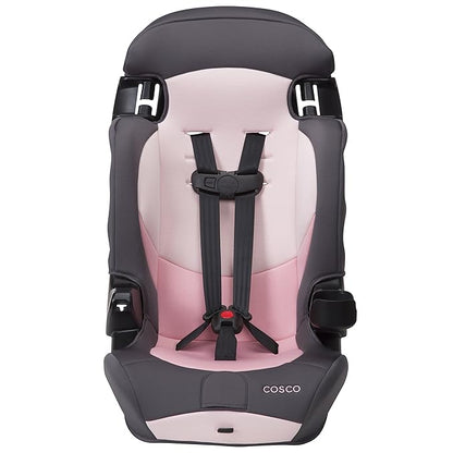 Cosco Kids Finale DX 2-in-1 Booster Car Seat, Forward Facing Toddler Car Seat (30-65 lbs) and Belt Positioning High Back Booster Seat (40-100 lbs), Sweetberry