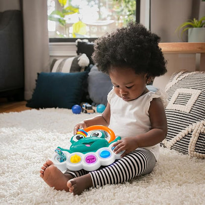 Baby Einstein Ocean Explorers Neptune?s Busy Bubbles Sensory Activity Toy, with Interactive Lights and Music 3+ Months