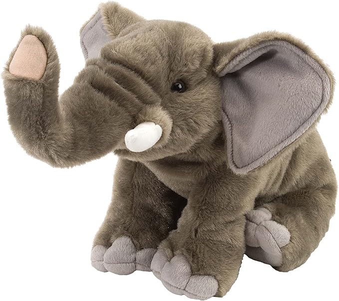 Wild Republic Elephant Stuffed Animal, Plush Toy, Gifts for Kids, Cuddlekins 12"