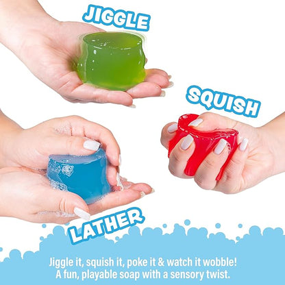 Tub Works® Jiggly Jelly Soap Kids Soap Bath Toy, 6 Pack | Wobbly