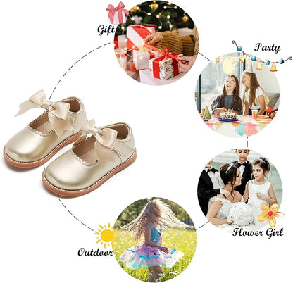 Felix & Flora Toddler Little Girl Mary Jane Dress Shoes