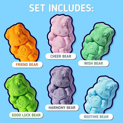 Care Bears 6 Pack Bubblegum Scented Bath Bombs - Ages 3+ Character Molded Bath Bombs – Fun & Bright Colors
