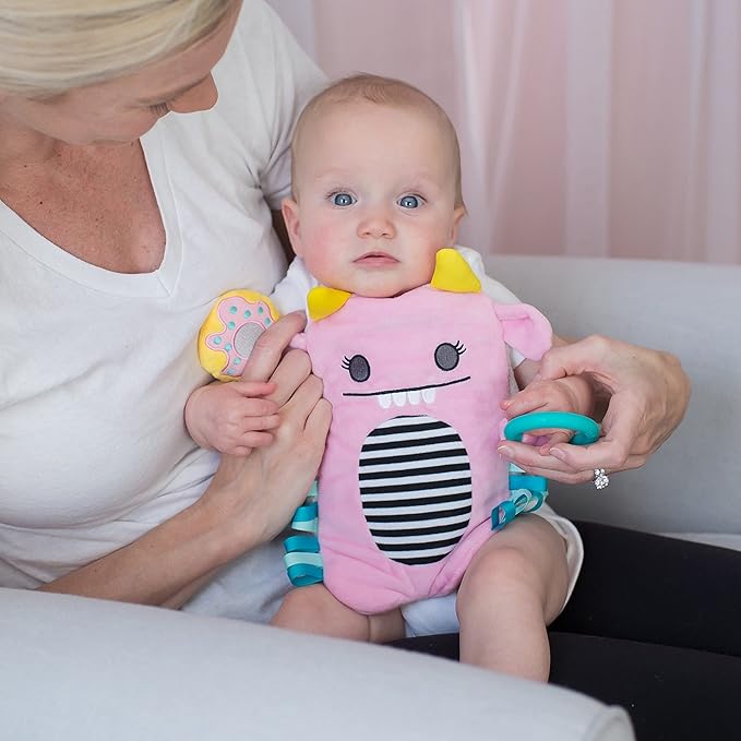 Dr. Brown's Gripebelt Heated Belly Band, Soothe Baby's Tummy with Gentle Warmth and Compression 3m+, Pink
