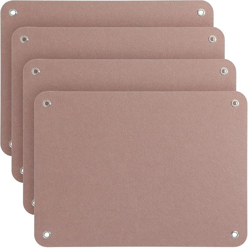 Yunsailing 4 Pieces Felt Board for Toddlers Classroom Flannel Board Stories for Preschool Homeschooling, Kids Felt Story Activity Wall Hanging Children Birthday Gifts, 11.8 x 15.75 Inch (Camel)