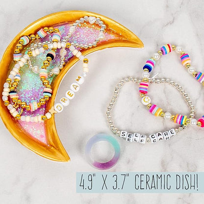 STMT D.I.Y. Resin Jewelry Dish Kit, Epoxy Resin Jewelry Dish Kit, Creative Resin Craft Kit for Beginners, Create Your Own Trinket Tray Dish, Great Weekend Activity for Kids Adults