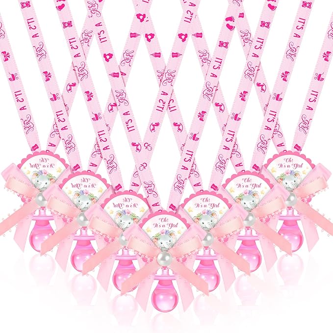 Remuuly 36 Pcs Baby Shower Pacifiers Necklace Gifts Girls Boys