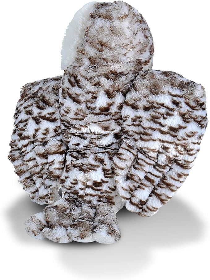 Wild Republic Snowy Owl Plush, Stuffed Animal, Plush Toy, Gifts for Kids, Cuddlekins, 12 Inches