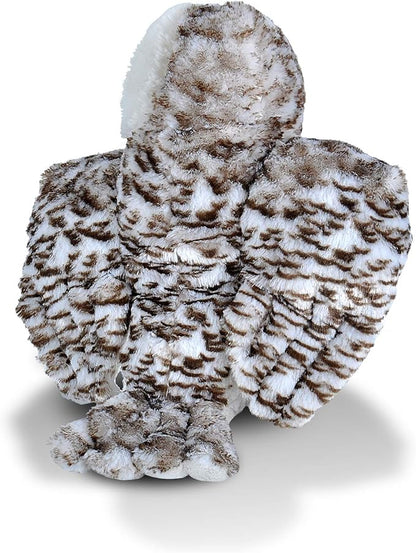 Wild Republic Snowy Owl Plush, Stuffed Animal, Plush Toy, Gifts for Kids, Cuddlekins, 12 Inches