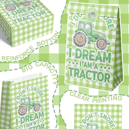 Tractor Party Favor Bags Tractor Goodie Bags Tractor Party Favors for Kids Tractor Birthday Party Supplies